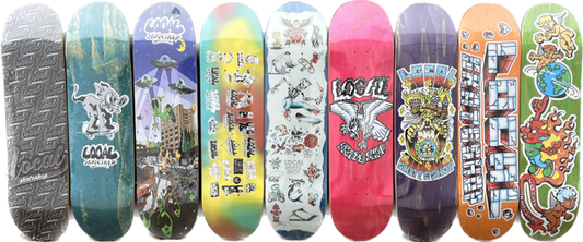 local skate shop. shop decks available in multiple graphics & sizes.