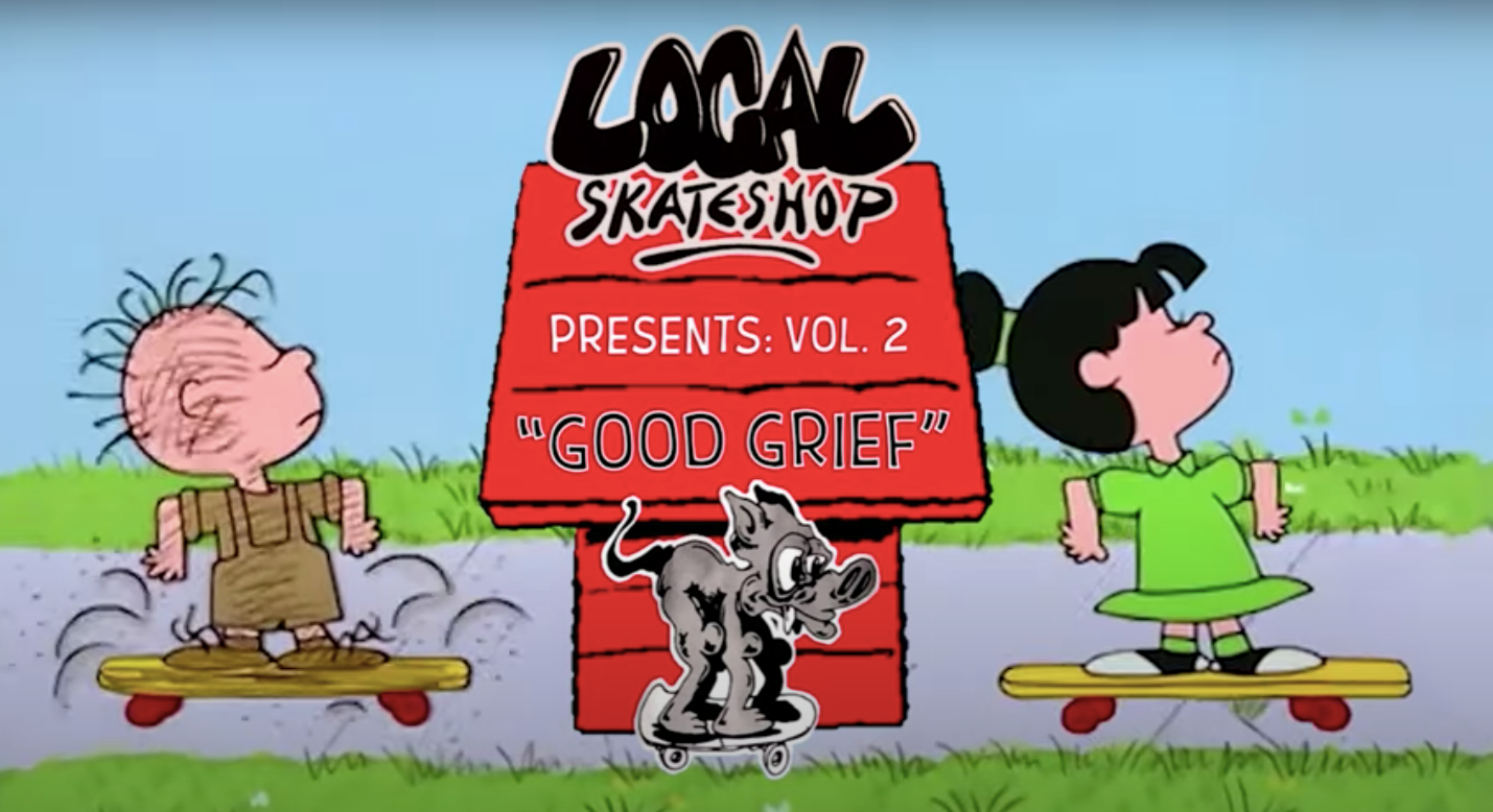 Load video: Local skate shop vol.2 &quot;good grief&quot; skateboarding video youtube link