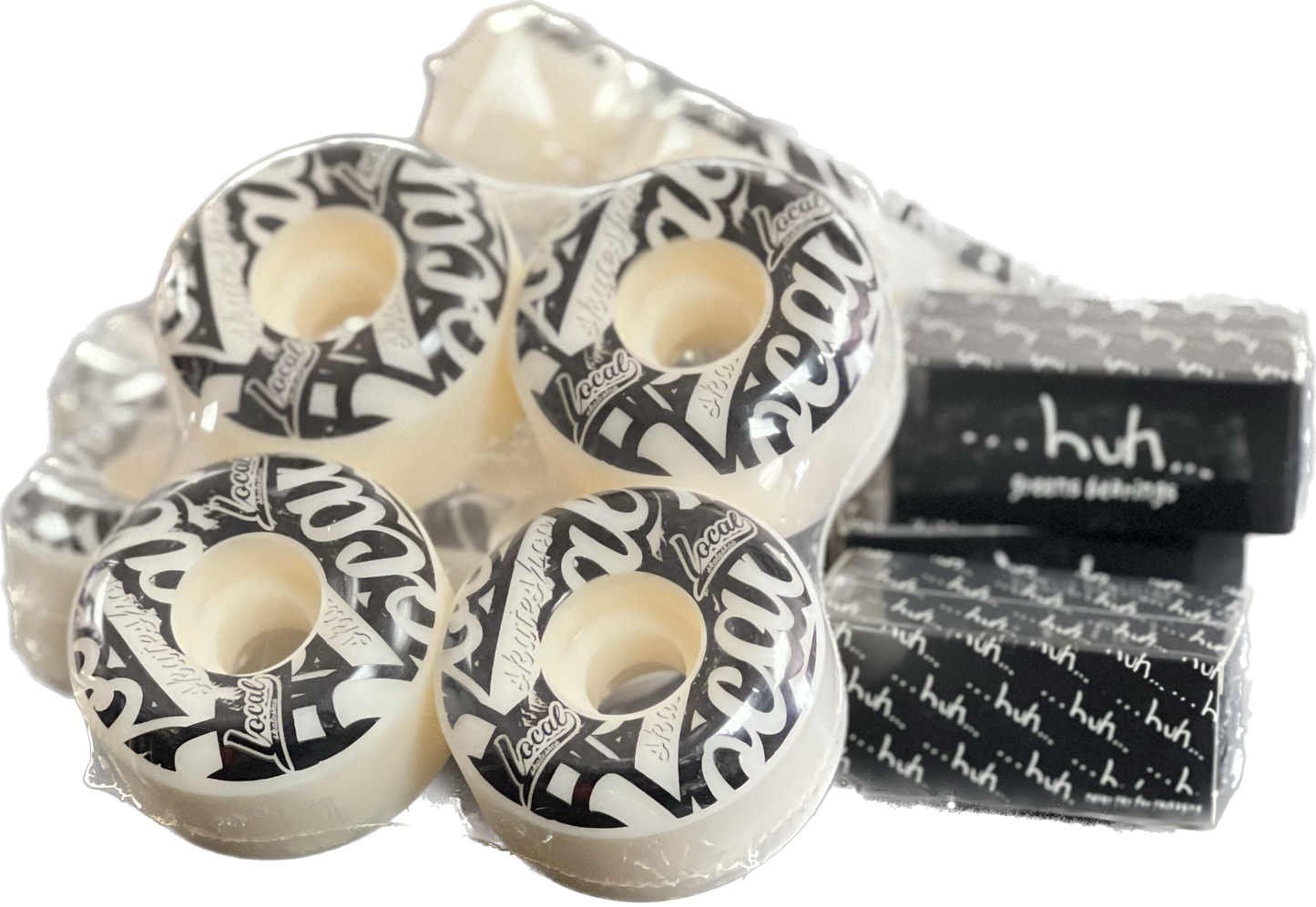 local 54mm wheels and duh bearings combo pack